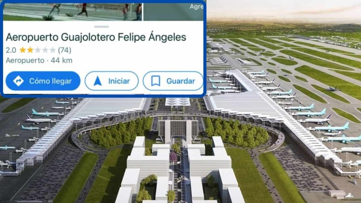 ¡Hasta Google se equivoca! Coloca buscador etiqueta de 'guajolotero' al Aeropuerto de Santa Lucía