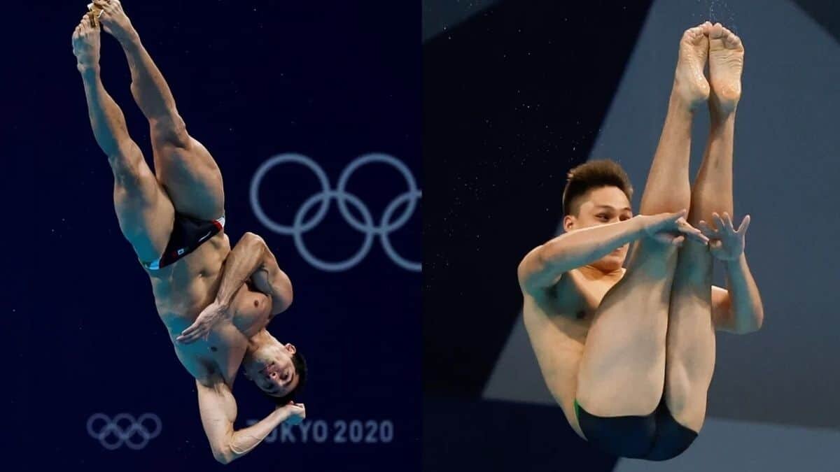 Avanzan a semifinal de trampolín Rommel Pacheco y Osmar Olvera en Tokio 2020