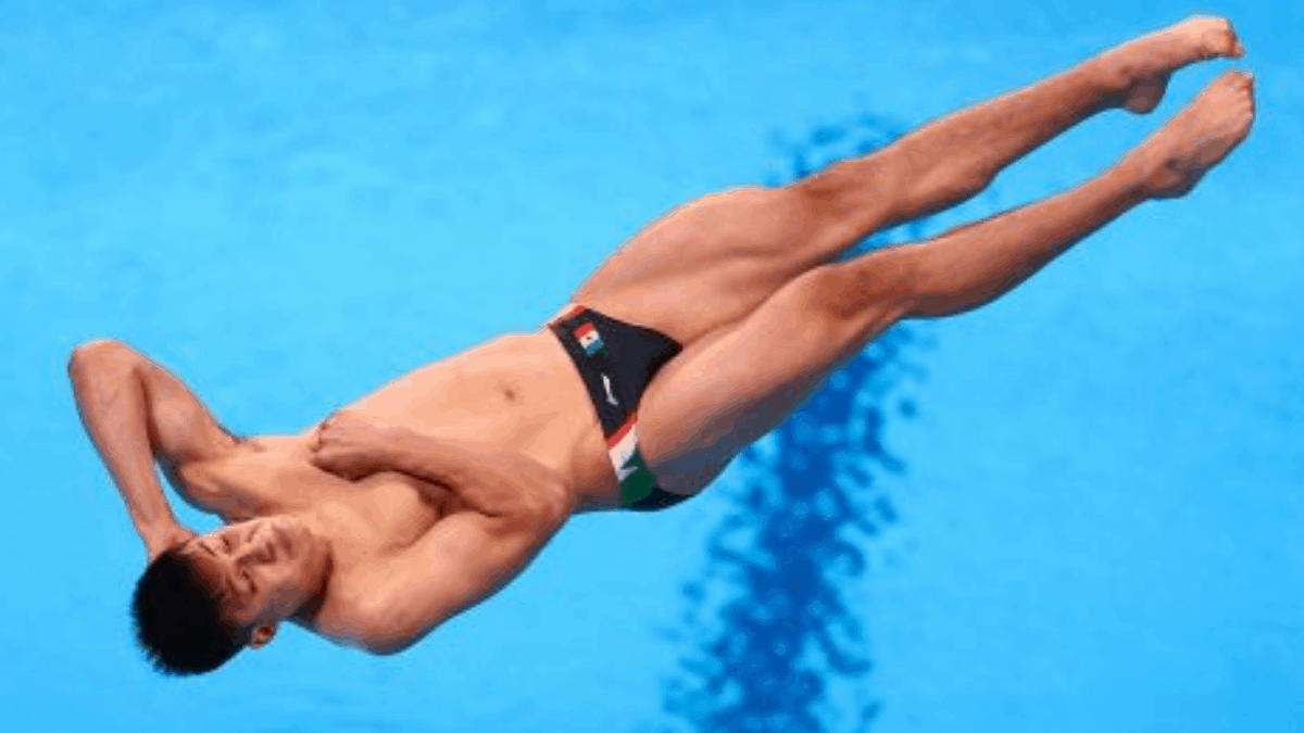 Avanzan a semifinal de trampolín Rommel Pacheco y Osmar Olvera en Tokio 2020