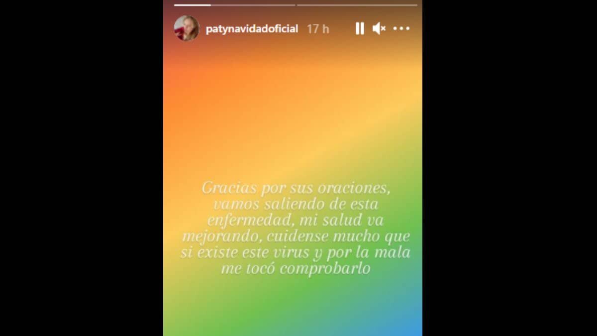 Acepta Paty Navidad que sí existe el Covid tras ser hospitalizada