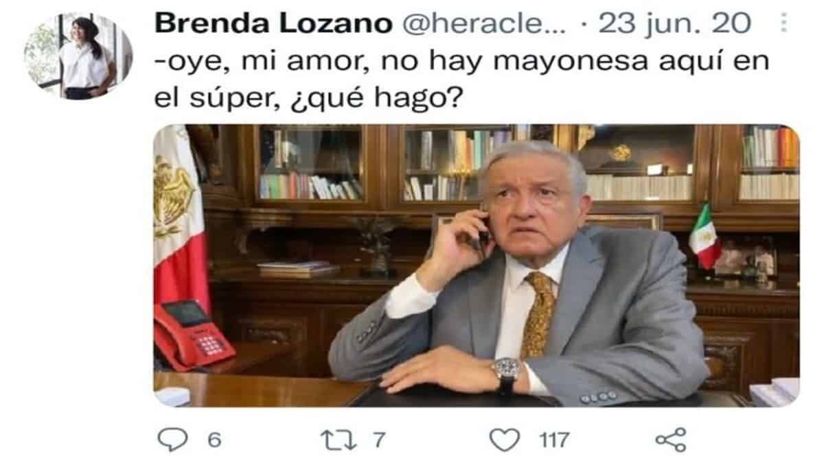 Internautas pidieron la destitución de la escritora Brenda Lozano por realizar burlas dirigidas contra el presidente.
