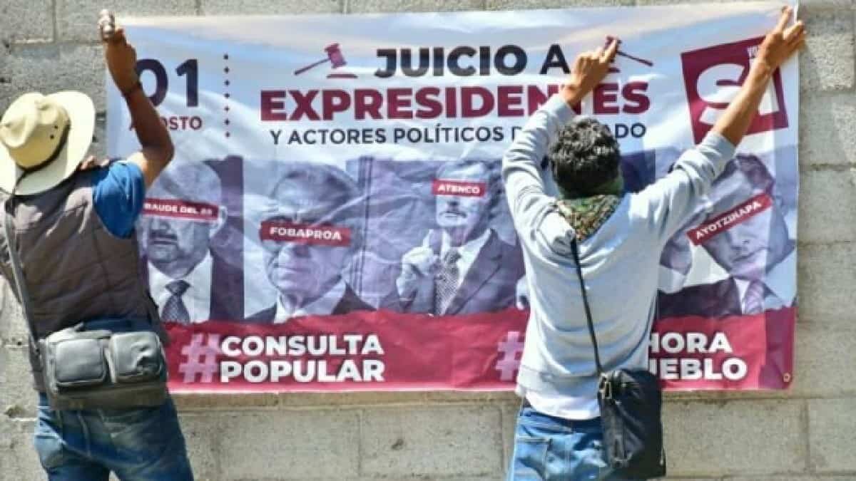Morena insistió que fue culpa del INE que la consulta popular no alcanzará los niveles necesarios de participación para ser vinculatoria.