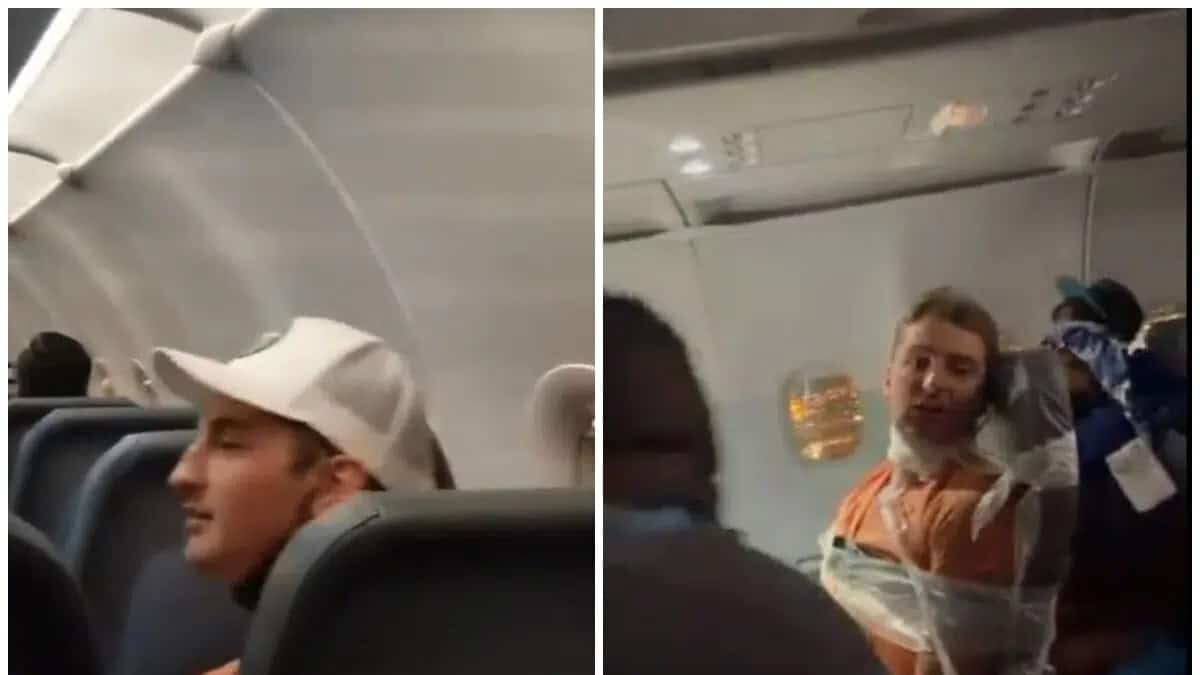El sujeto agredió a varios miembros de la tripulación en pleno vuelo entre Filadelfia y Miami.