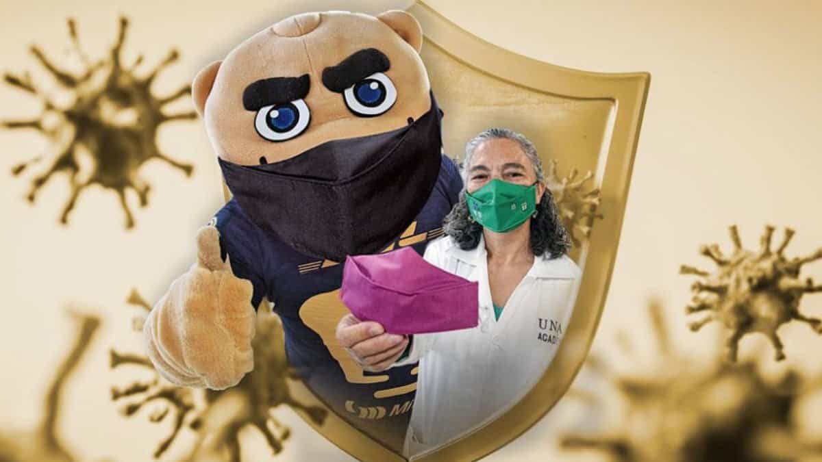 Crea UNAM cubrebocas capaz de eliminar el Covid-19