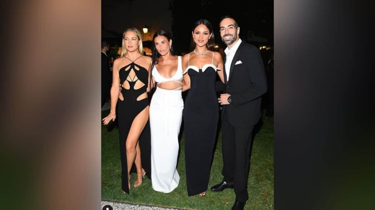 Eiza González se codea con Demi Moore y Kate Hudson en Venecia