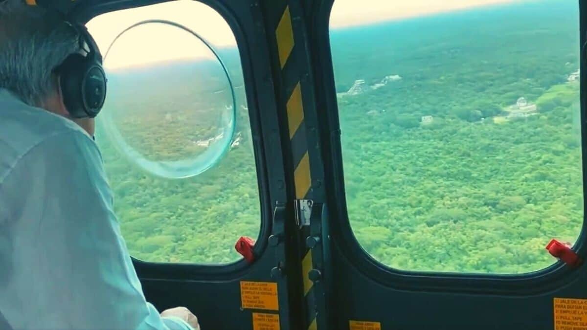 Supervisa AMLO avances en obras del Tren Maya