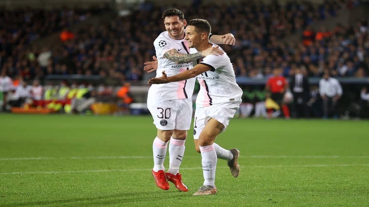 Tridente del PSG debuta en Champions con decepcionante empate ante Brujas (Video)