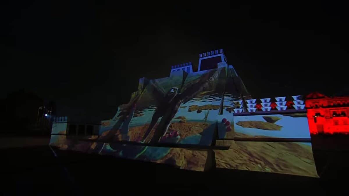 Proyectan historia de México en maqueta del Templo Mayor (Video)