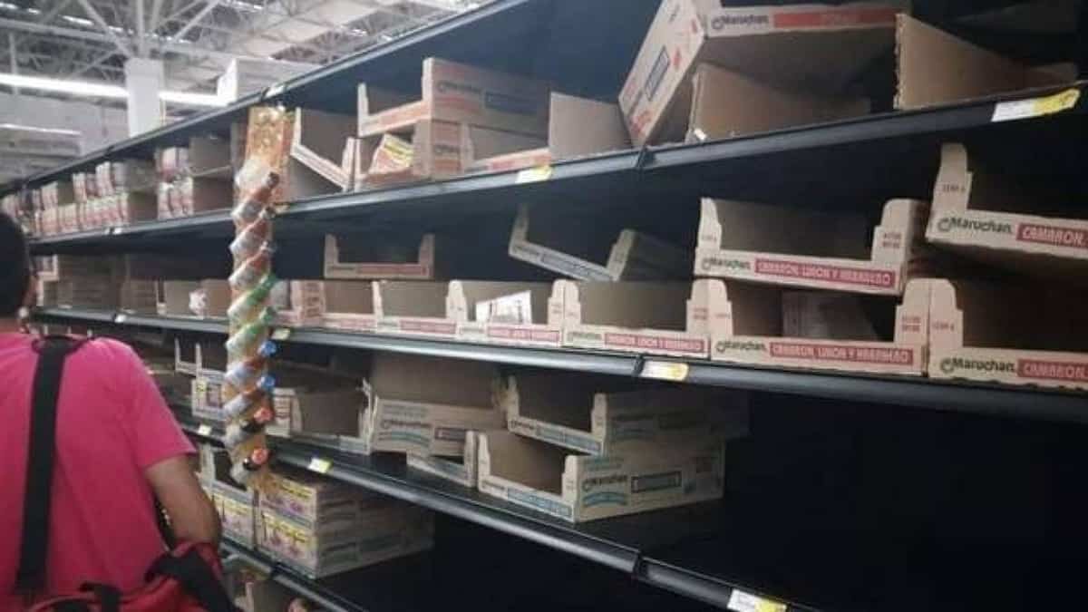 Compras de pánico; sopas instantáneas se agotan tras anuncio de Profeco