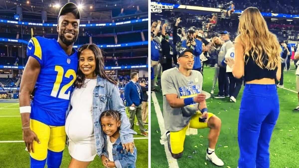 Celebran campeones Rams entre pedidas de mano y nacimientos
