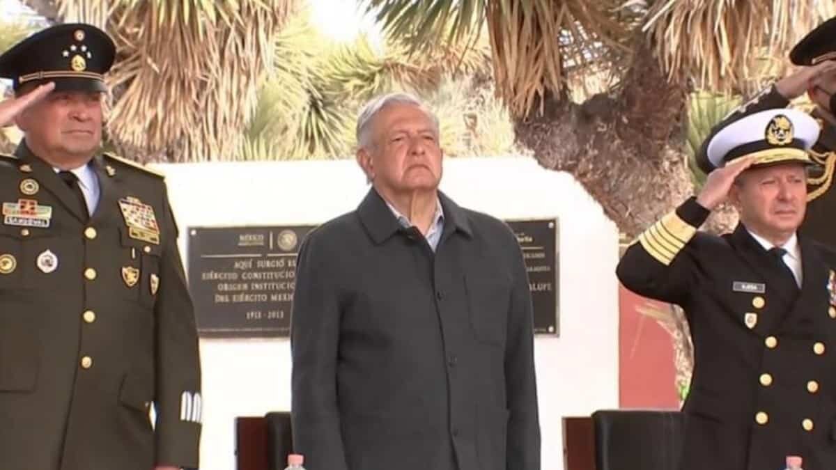 El presidente agradeció a las fuerzas armadas por su participación en diversas tareas encaminadas al bienestar del país.