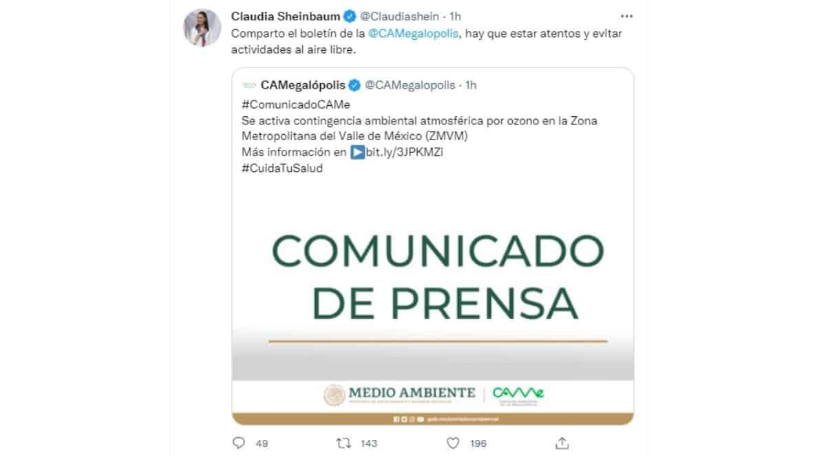 Habrá doble Hoy no circula por altos niveles de contaminación en Valle de México