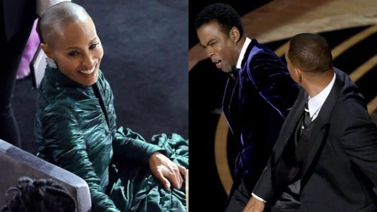 Jada Pinkett rie tras cachetada de Will Smith a Chris Rock