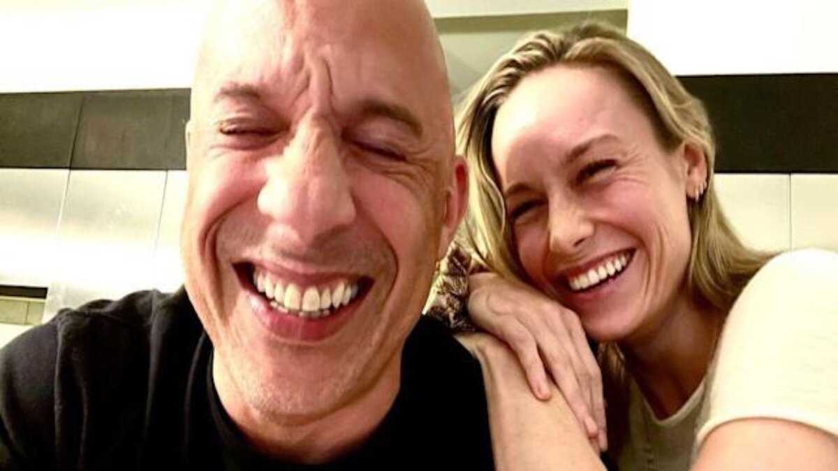 Brie Larson y Vin Diesel