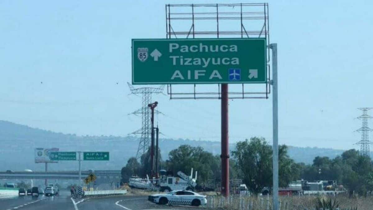 Confusas y caras; así son las señales rumbo al AIFA