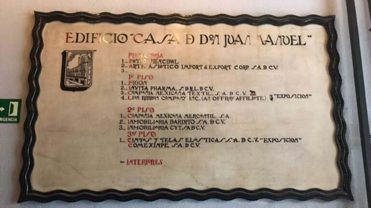 Leyenda de la casa de Don Juan Manuel en el Centro Histórico