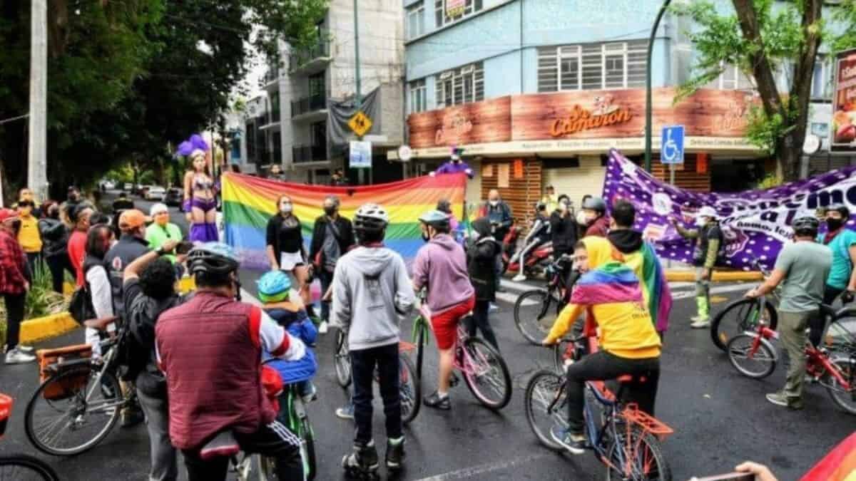 rodada contra la homofobia en la CDMX