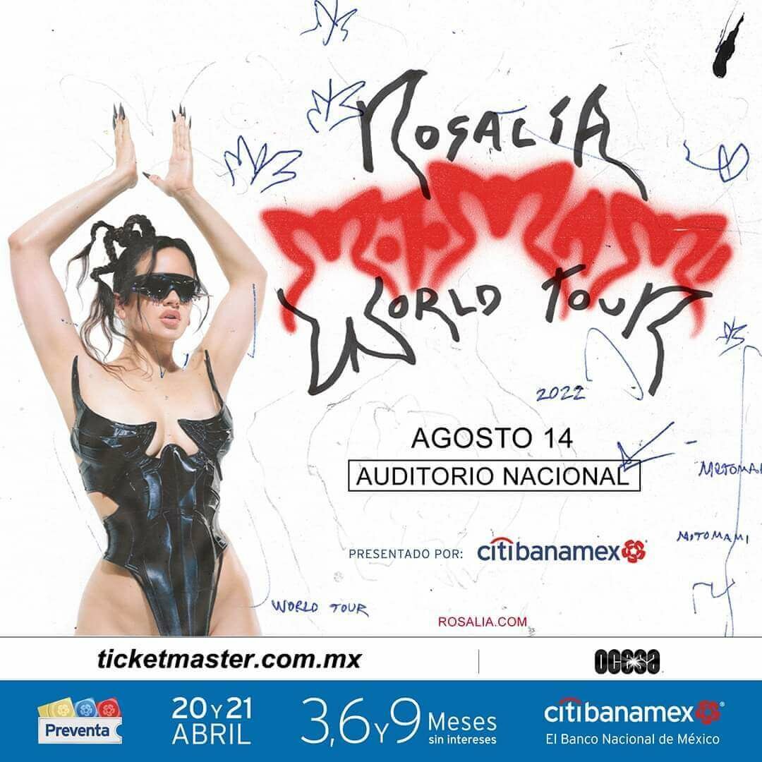 Rosalía visita México con su ’Motomami World Tour’