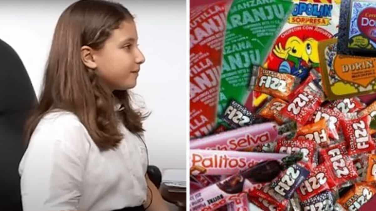 maestras decomisan dulces que vendía niña en la escuela