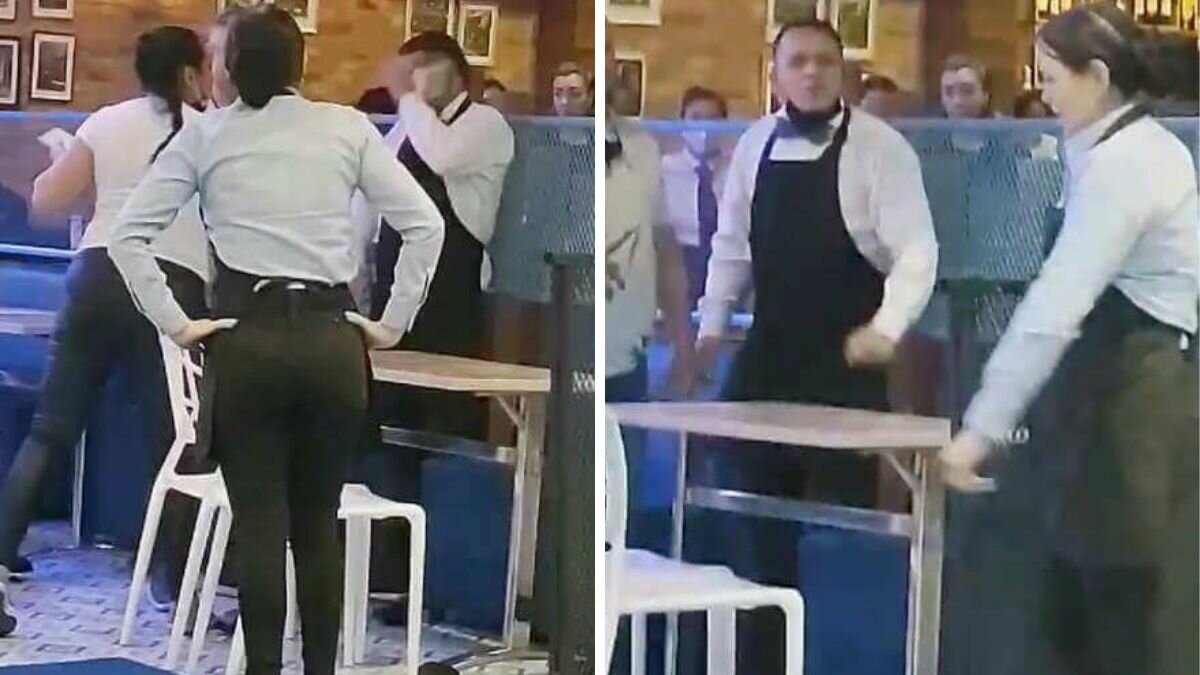 Indigna la actitud de jefa hacia su empleado (Video)