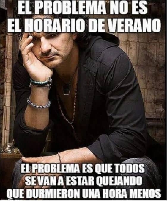 Meme horario de verano