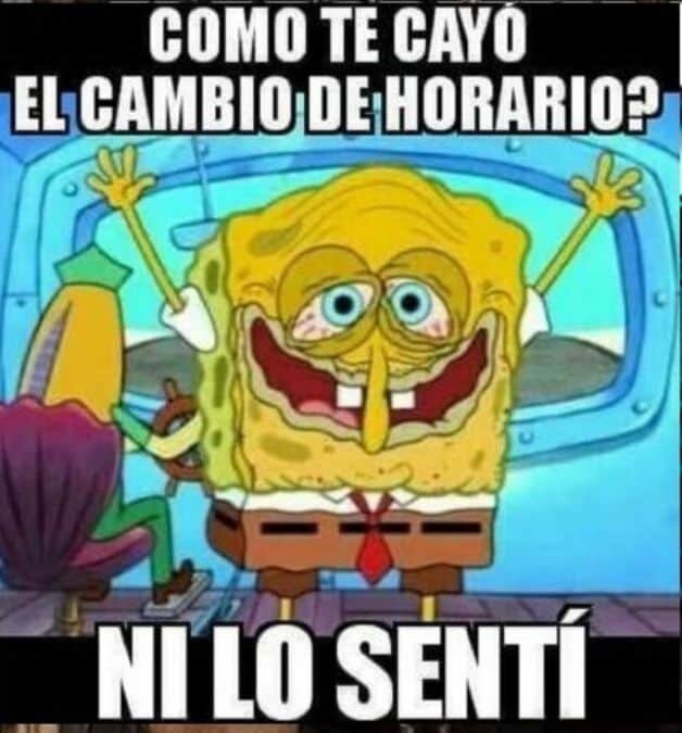 Meme horario de verano