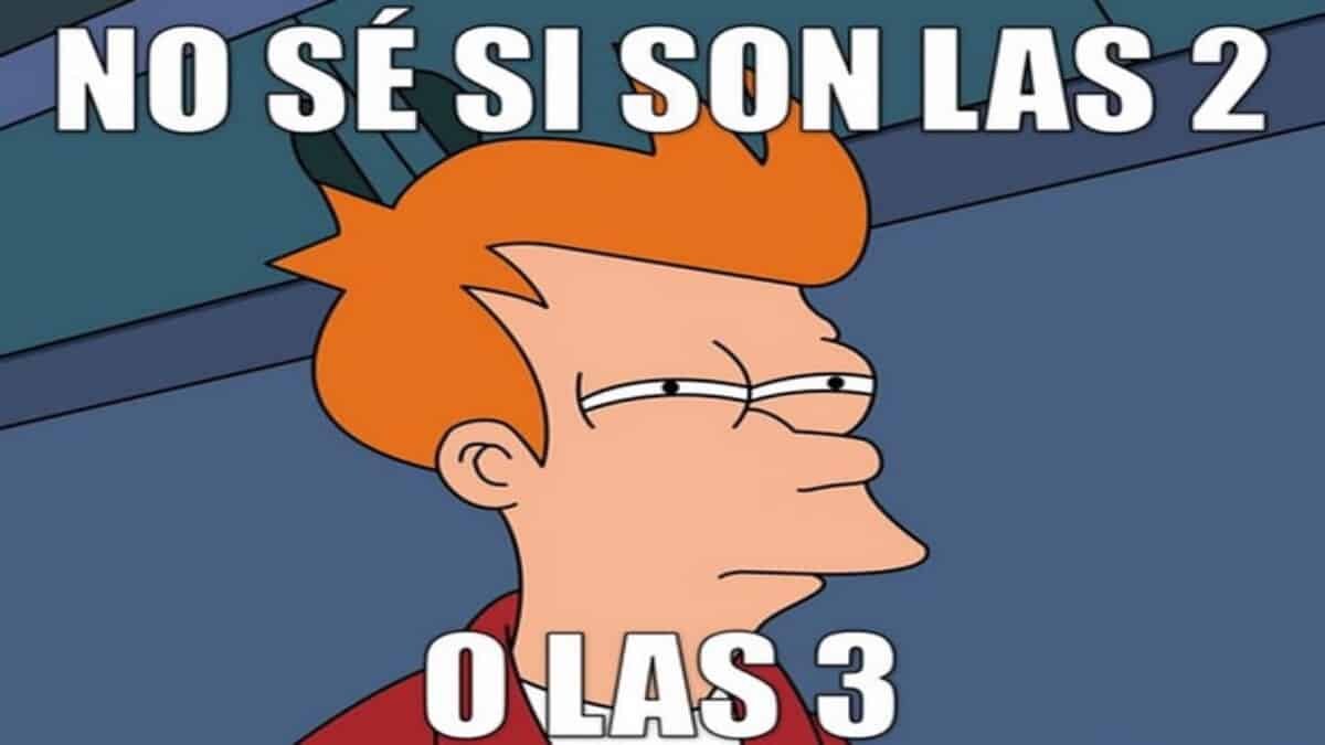 Meme horario de verano