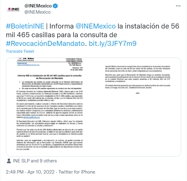 Revocación De Mandato Casillas