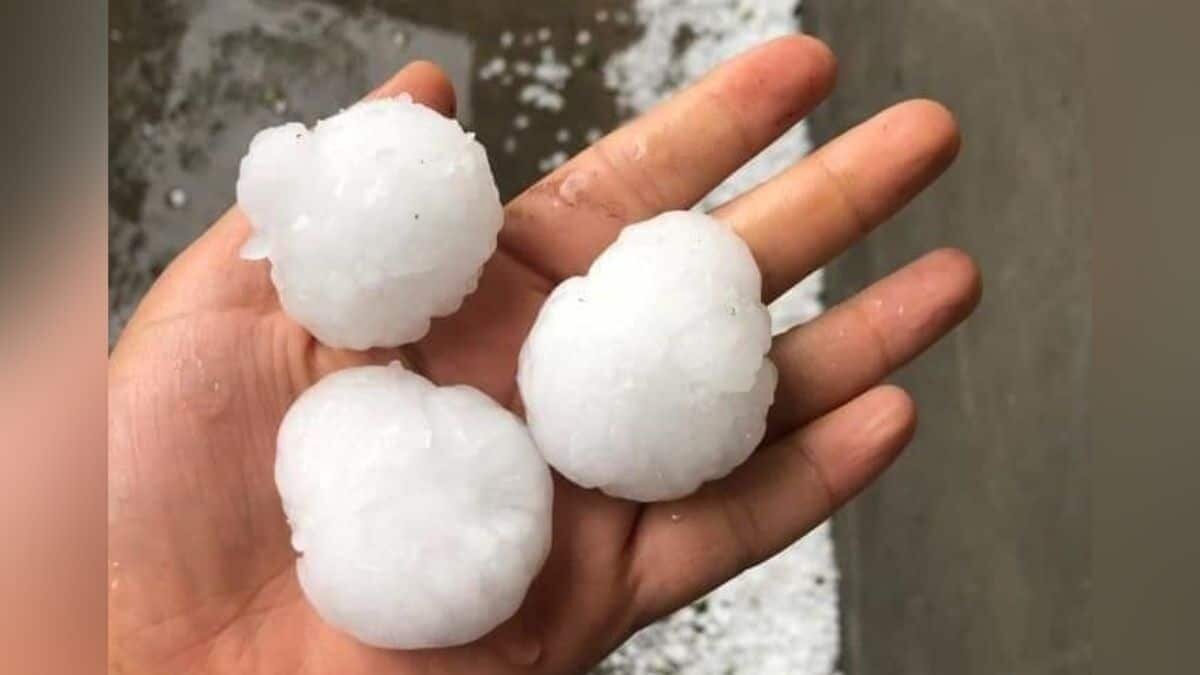 Azotan enormes granizos varias partes de Aguascalientes (Video)