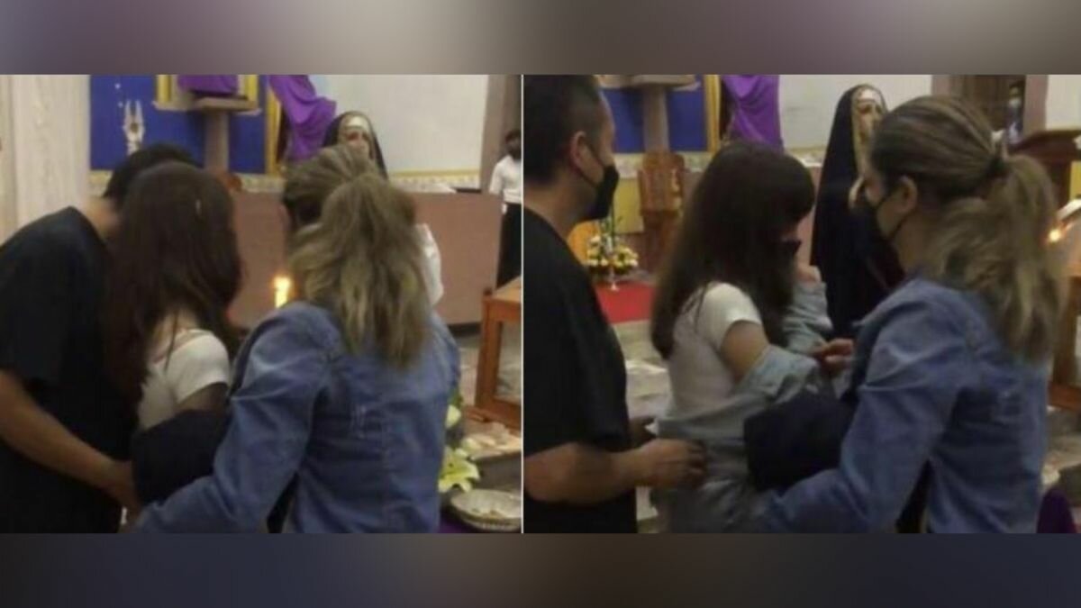 ¡Por Dios! Jura mujer que no volverá a ver a su ex (video)