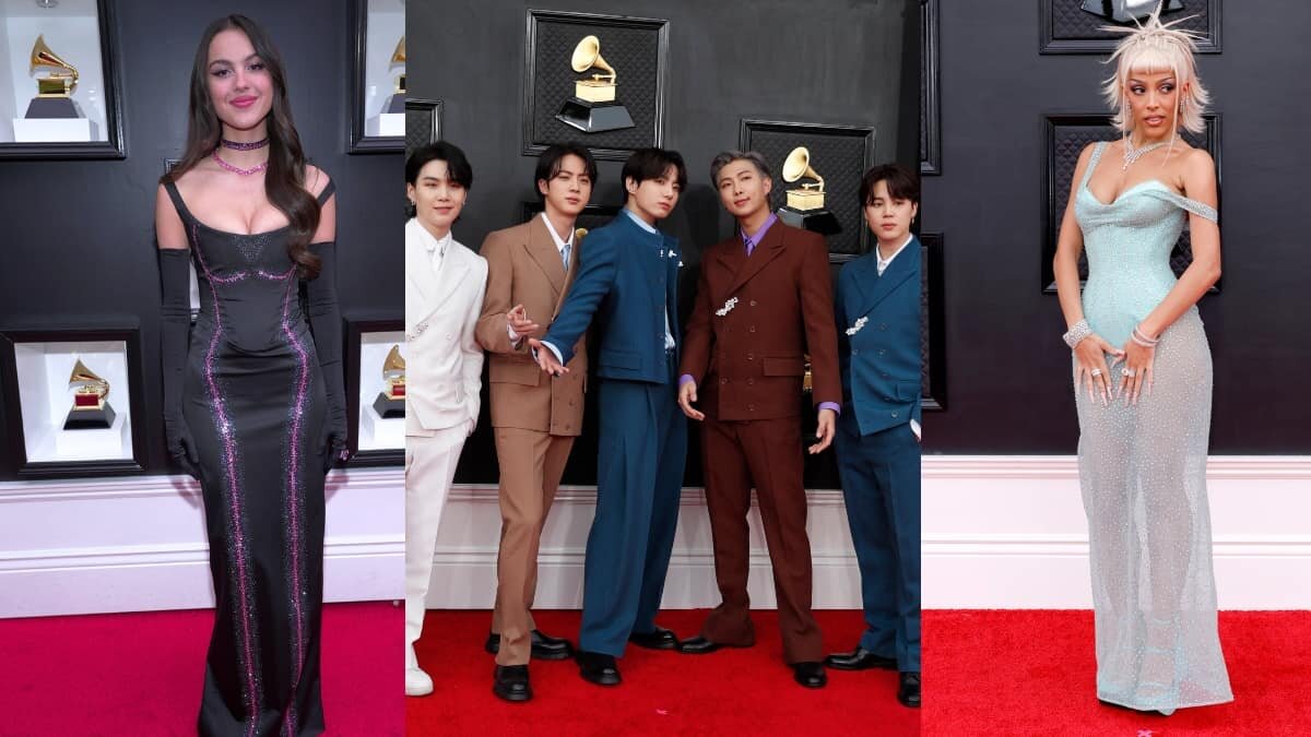 ¡Deslumbrantes! Estos son los mejores looks de la alfombra roja de los Grammy 2022