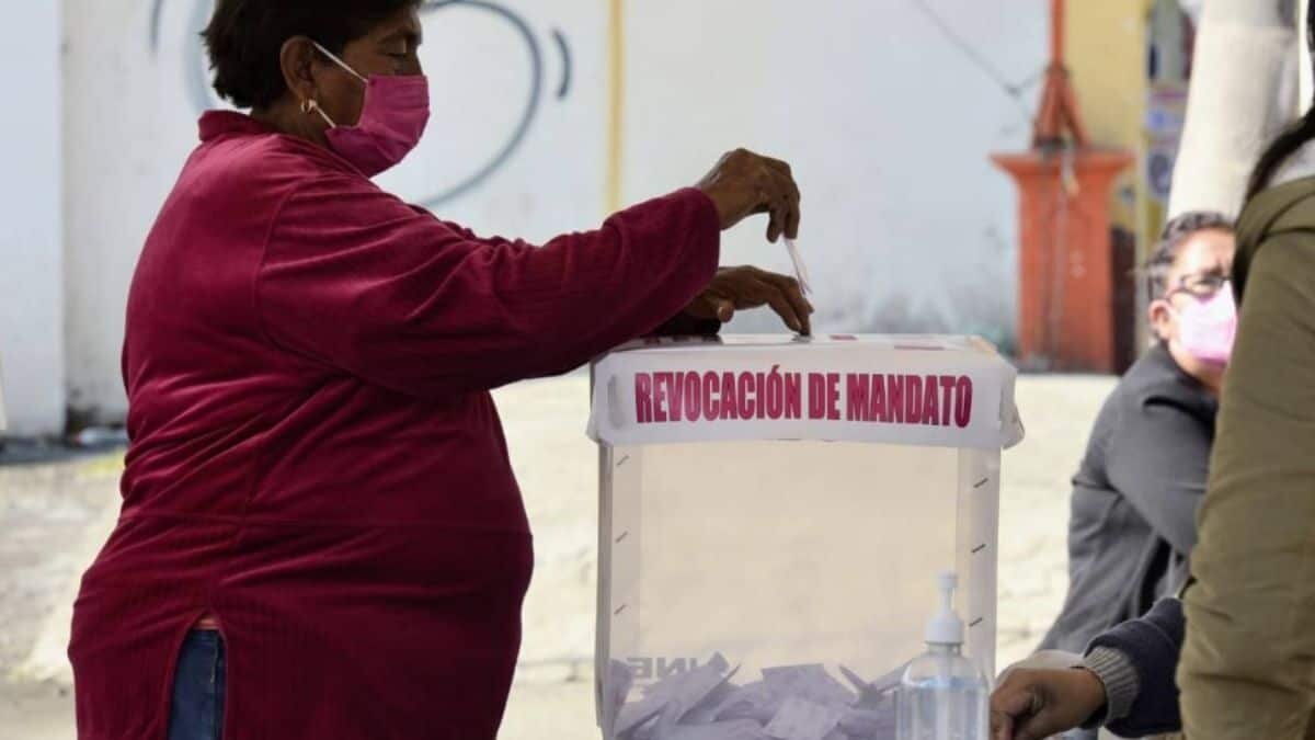 Confirma conteo final baja participación ciudadana en revocación de mandato