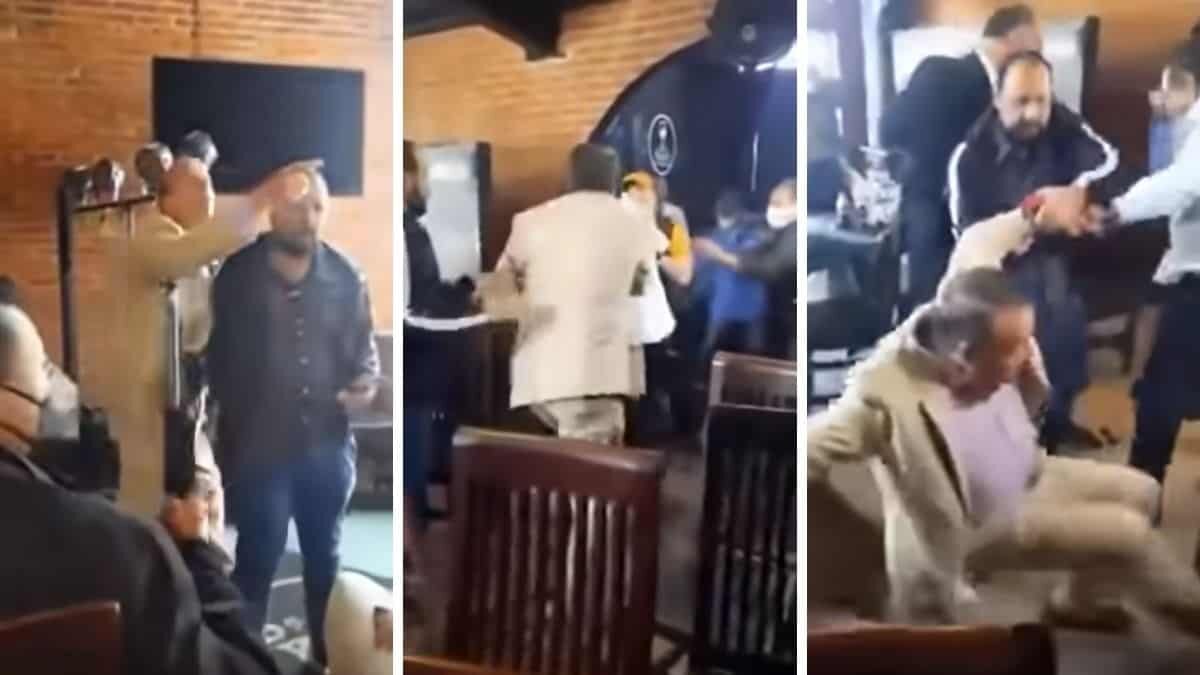 ¡Suelo! Alfredo Adame protagoniza pelea con abogado de Carlos Trejo (Video)