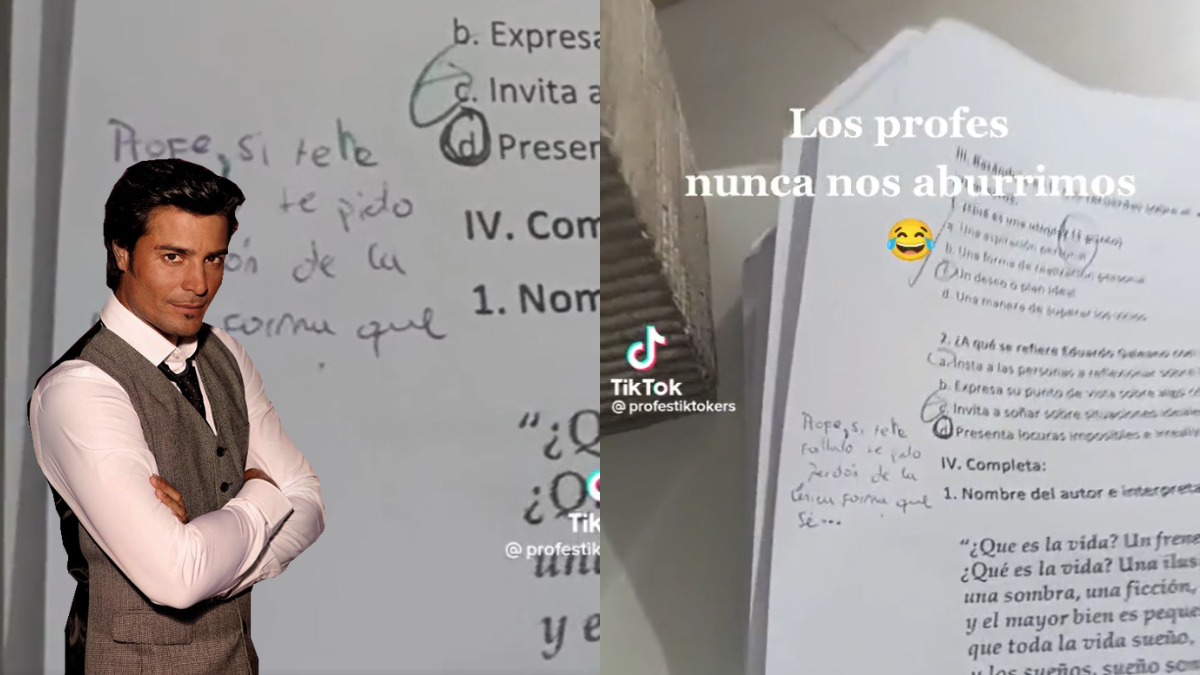Alumno pide disculpas a maestro con canción de Chayanne (Video)