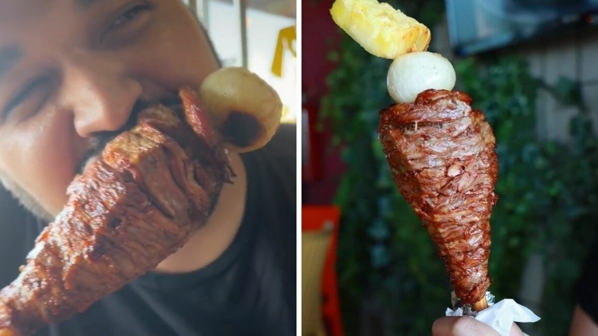 Aquí podrás cumplir el sueño de morder un ‘trompo al pastor’ (Video)
