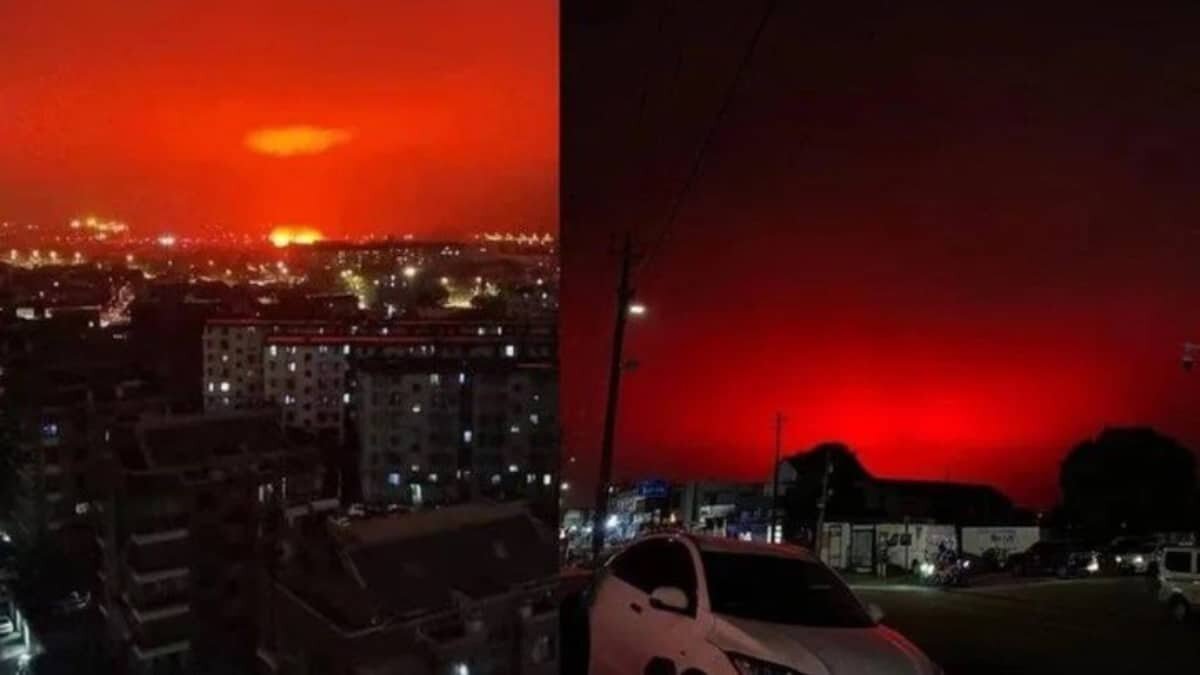 Cielo rojo