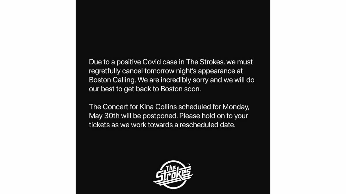 The Strokes cancela presentación en festival tras caso positivo de Covid-19