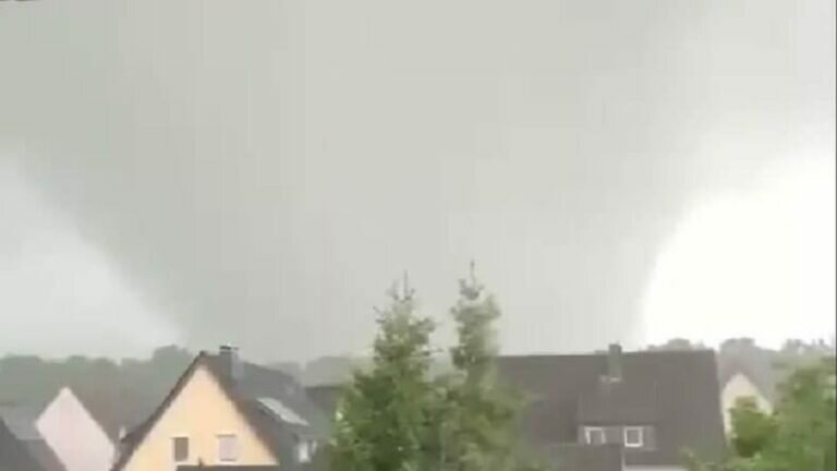 Tornado deja decenas de heridos en Alemania
