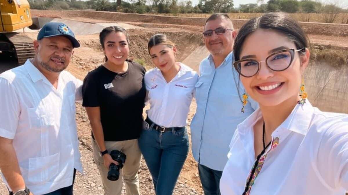 ¡Con todo y collarín! Reaparece Geraldine Ponce tras accidente