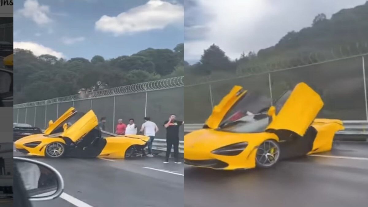 Chocan McLaren de 6 MDP en la México-Toluca (Video)