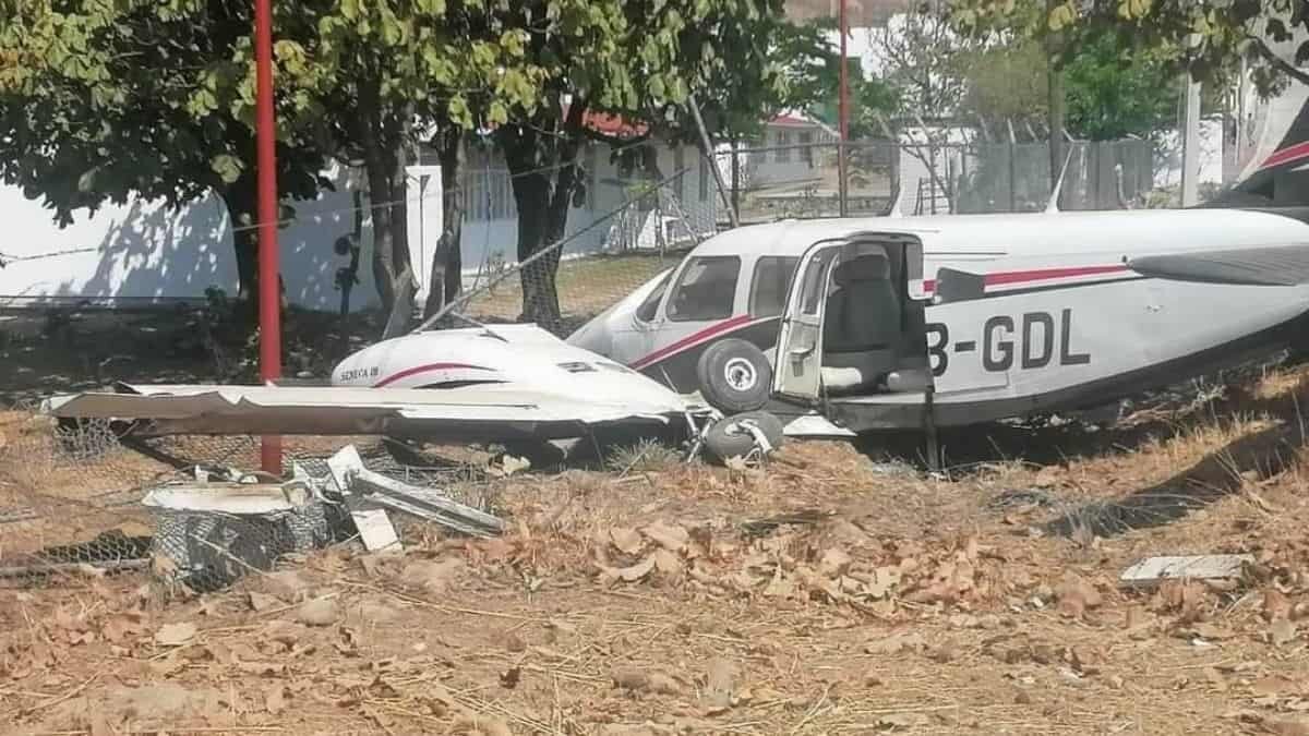 Avioneta donde viajaba Geraldine Ponce, presidenta municipal de Tepic se accidentó