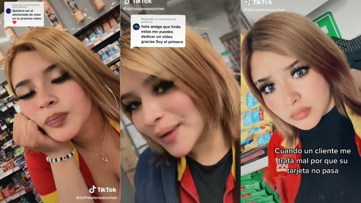 Cajera del Oxxo busca que no censuren su belleza