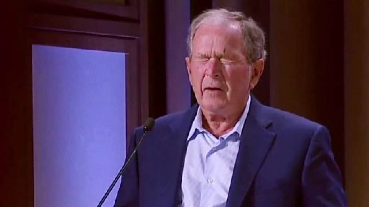 George W. Bush comete un desliz al confundir a Ucrania con Irak (Video)