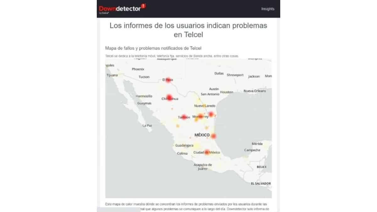 ¡No es tu celular! Reportan caída de Telcel a nivel nacional