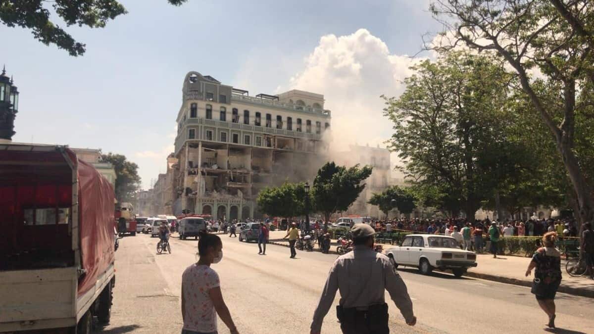 La explosión se registró en el hotel Saratoga, uno de los más populares de la capital cubana.