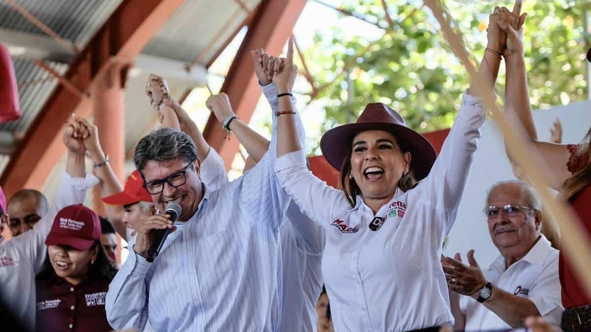 Al grito de ¡presidente! vitorean a Ricardo Monreal en QRoo