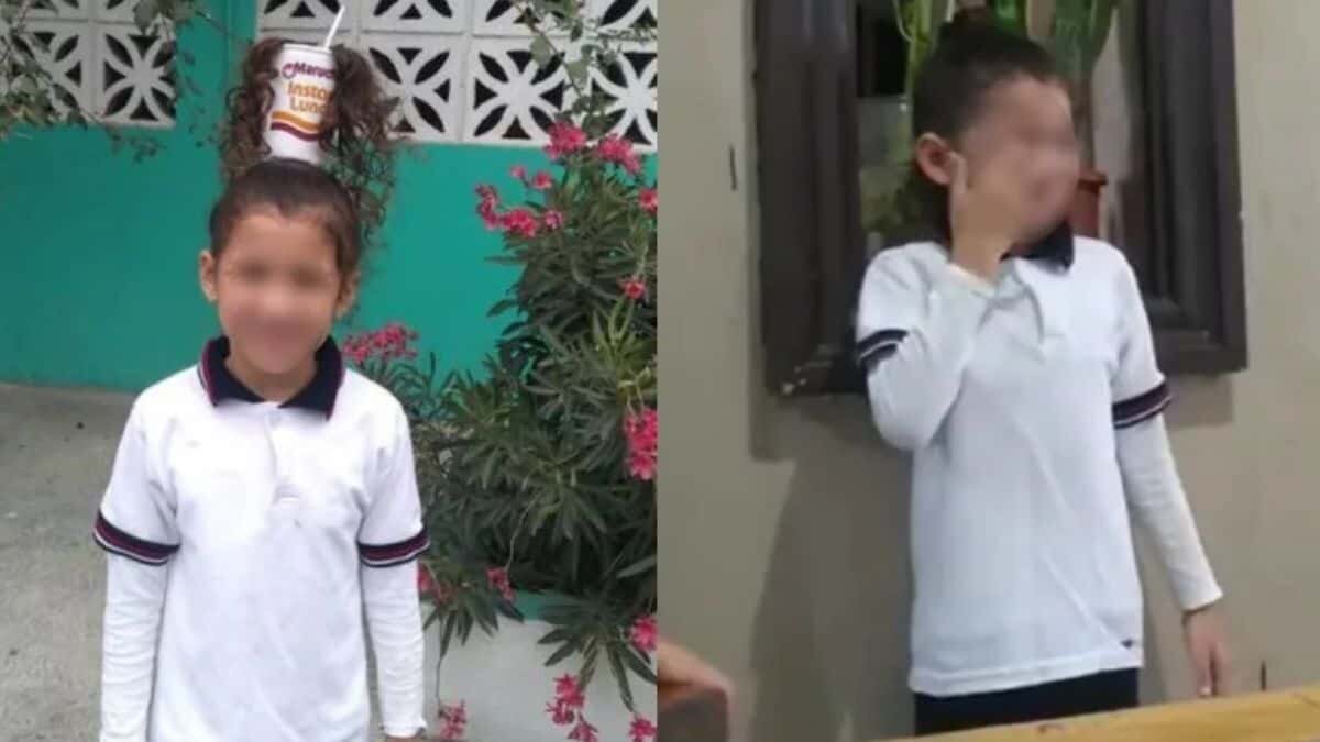 Sufre niña burlas tras peinarse de sopa instantánea (Video)