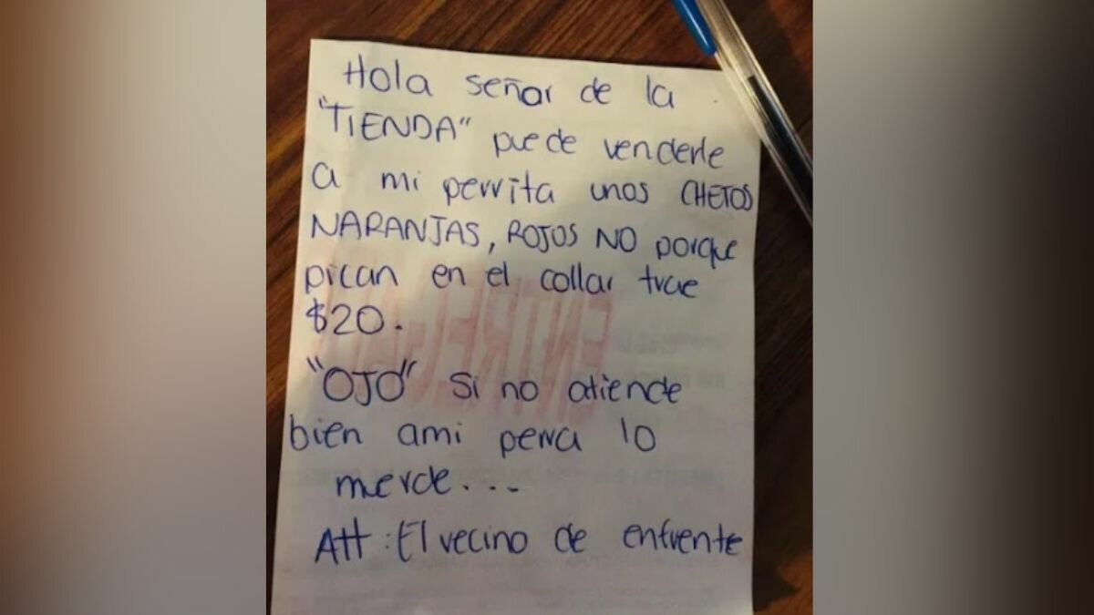 ¡Deme 20! Envían a perrita a comprar frituras y es un éxito