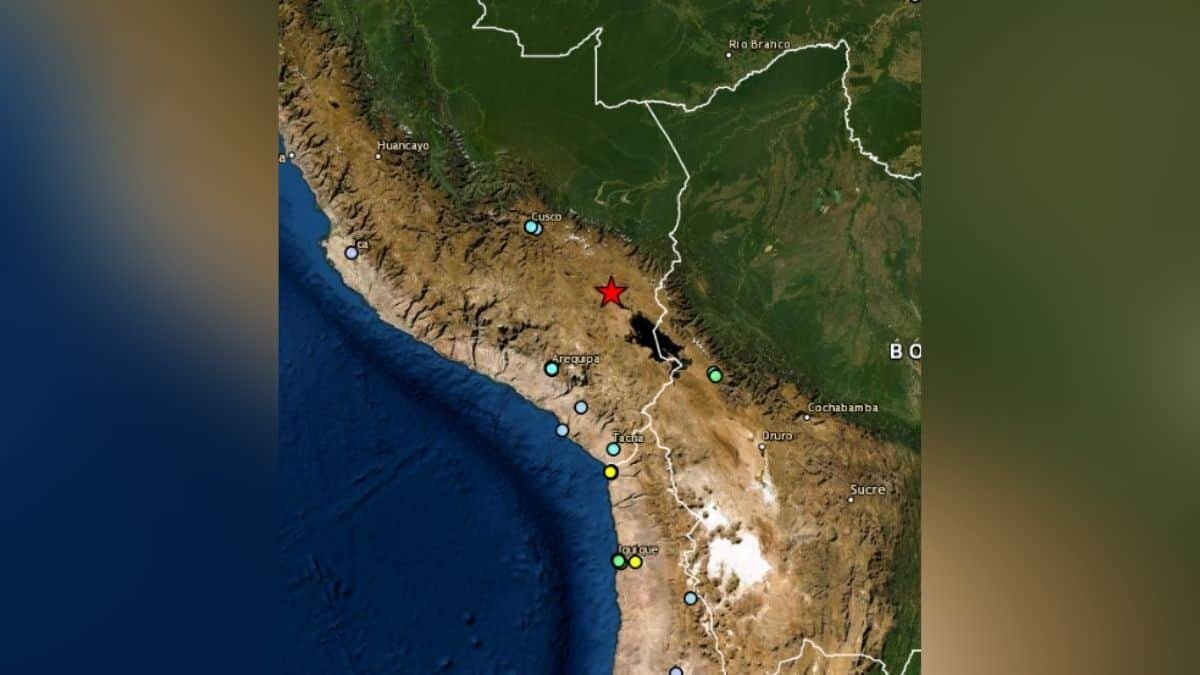 Sacude sismo de 6.9 grados zonas de Perú (Video)