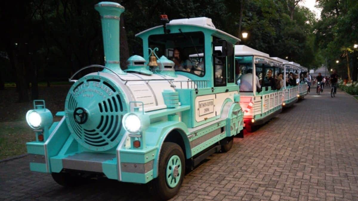 Regresa emblemático trenecito al bosque de Chapultepec